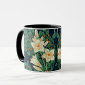 Walter Crane White Lily-Blue Back マグカップ (正面左)