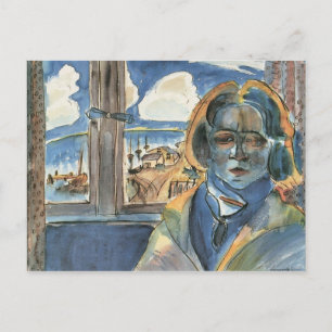 Walter GramatteのGirl at at the window (Sonia) ポストカード