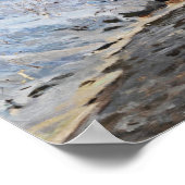 Walter Moras雪の森の風景 ポスター (角)