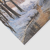 Walter Moras雪の森の風景 薄葉紙 (詳細)