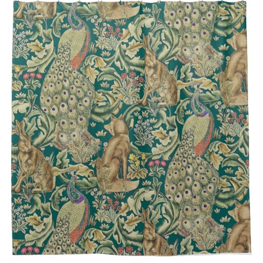 Walter Morris "Forest" シャワーカーテン (正面)