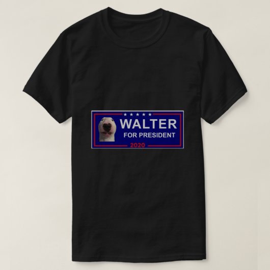 walter the dog for president Classic T-Shirt Tシャツ (デザイン正面)