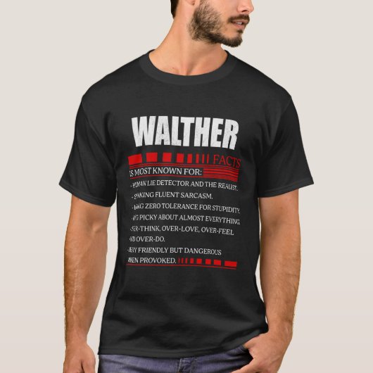 WALTHER名Tシャツ、WALTHER名紋 Tシャツ (正面)