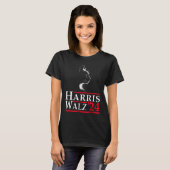 Waltz 2024 Catおもしろい投票Kamala Harris Tim Wa Tシャツ (正面フル)