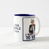 Walz – 投票して欲しい ツートーンマグカップ (正面右)