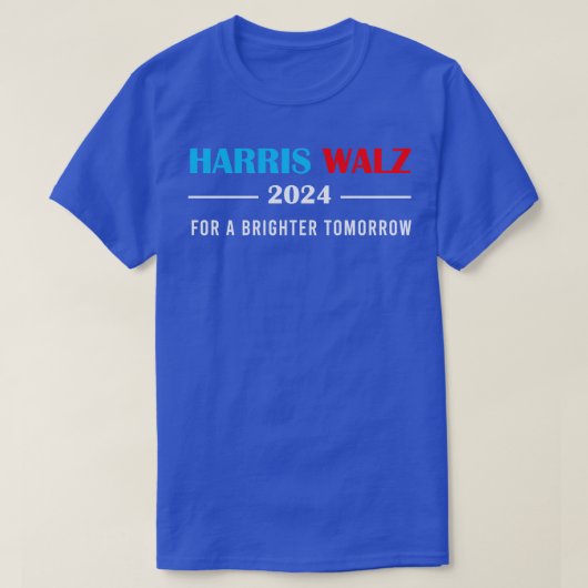 Walz 2024より明るい明日のTシャツ Tシャツ (デザイン正面)