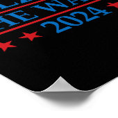 Walz 2024カマラハリスティムワルツ選挙へ ポスター (角)