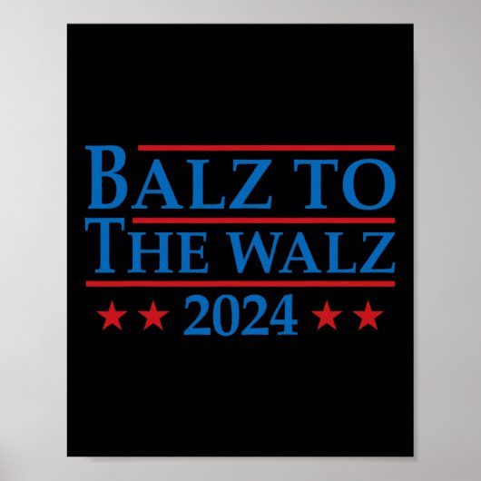 Walz 2024カマラハリスティムワルツ選挙へ ポスター (正面)