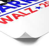 Walz 2024キャッおもしろいト選挙Kamala Harris Tim Wal ポスター (角)