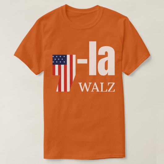 Walz 2024キャンペーンデザインTシャツ Tシャツ (デザイン正面)