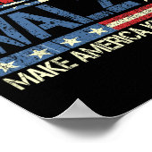 Walz 2024再びアメリカを作るHarris Waltz Quo ポスター (角)