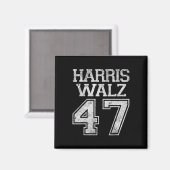 Walz 2024大統領のキャンペーンHarris Waltz Vint マグネット (正面/裏面)