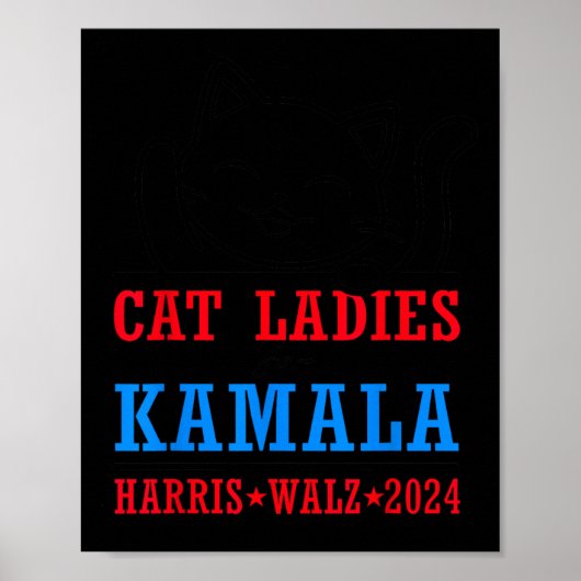 Walz 2024年大統領選挙Kamala Harris Tim Wal ポスター (正面)