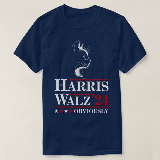 walz 2024明らかにトート tシャツ (デザイン正面)