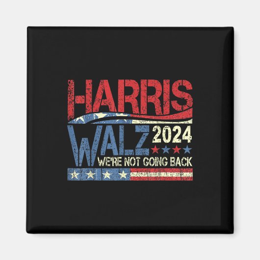 Walz 2024選挙キャンペーン戻らない マグネット (正面)