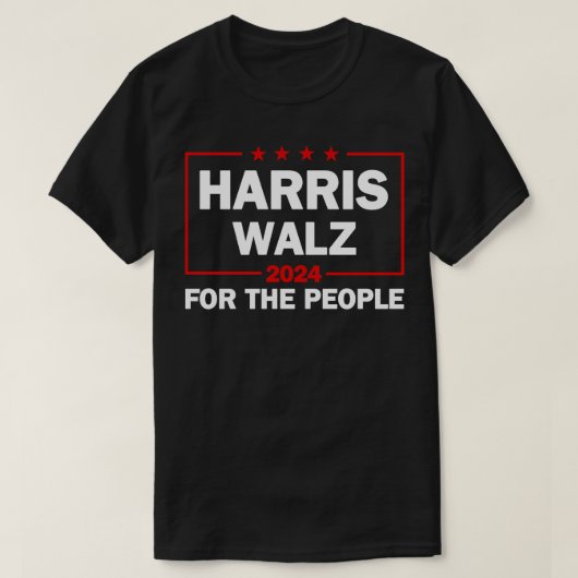 Walz 2024 For The People T-Shirt 2 Tシャツ (デザイン正面)