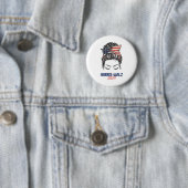 Walz 2024 Kamala Harris Tim Walz President Democra 缶バッジ (インサイチュ)