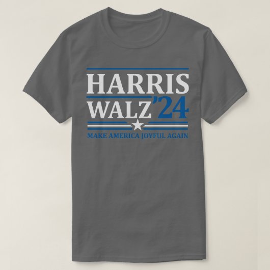Walz Joyful Again 2024キャンペーンおみやげTシャツ2 Tシャツ (デザイン正面)