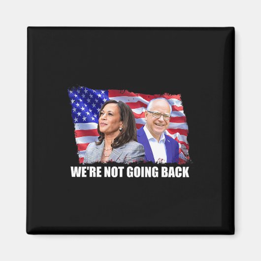 WAlzheimer 2024 Kamala Harrisファースト女性主宰 マグネット (正面)