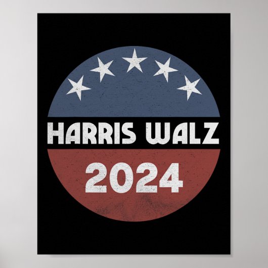 WAlzheimer 2024 Kamala Harris 2024 Tim W 2024 Usa ポスター (正面)