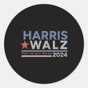 WAlzheimer 2024 Kamala Harris Tim W Not 風変わり ラウンドシール