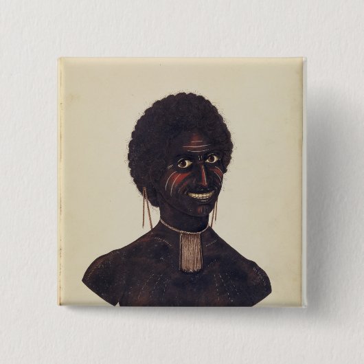 WambelaのCobbawn Wogiの原産の責任者の妻 缶バッジ (正面)