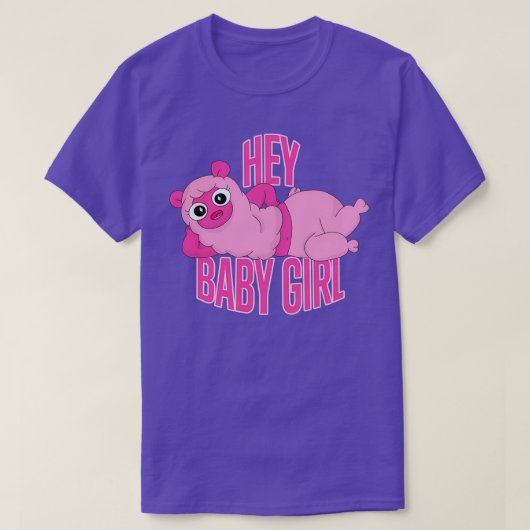 Wammawink Hey Baby Girl Tシャツ (デザイン正面)