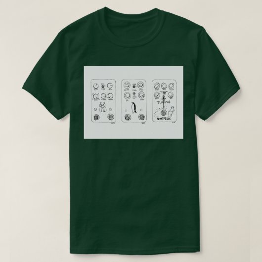 Wampler JHSペダル Tシャツ (デザイン正面)