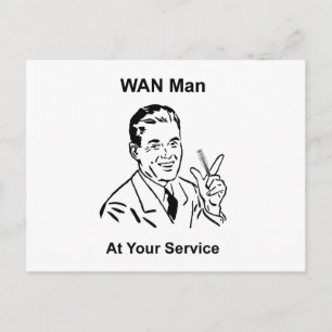 WANマンにお任せ!レトロテックサポート ポストカード