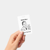 WANマンアットザサービスレトロ技術 バッジ (手持ち)