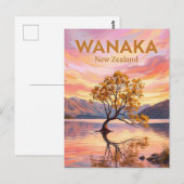 Wanaka Tree New Zealand ポストカード (正面/裏面)