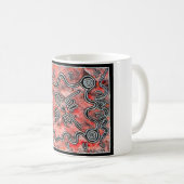 Wanambi 2 (虹の蛇) -マグ コーヒーマグカップ (正面右)