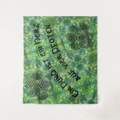 Wandbehang Celtic mit Spruch タペストリー (正面)