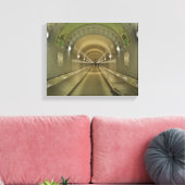 Wandbild Hamburg alter Elbtunnel キャンバスプリント (インサイチュ (リビング))