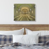 Wandbild Hamburg alter Elbtunnel キャンバスプリント (インサイチュ (寝室))