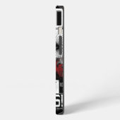 Wanded & Extremely Dangerous Wanted Poster - White iPhoneケース (左側面)