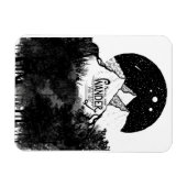 Wanderがイラストレーションの引用文であるとは限失ったらない マグネット (横)