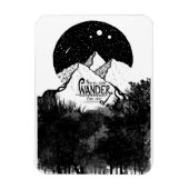 Wanderがイラストレーションの引用文であるとは限失ったらない マグネット (縦)