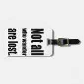 wander失ったすべてが言い表わしません ラゲッジタグ (正面横)