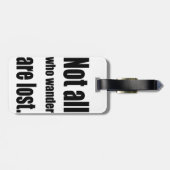 wander失ったすべてが言い表わしません ラゲッジタグ (裏面横)