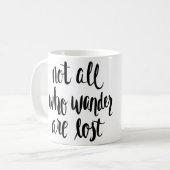 wander失ったマグであるすべて コーヒーマグカップ (正面左)