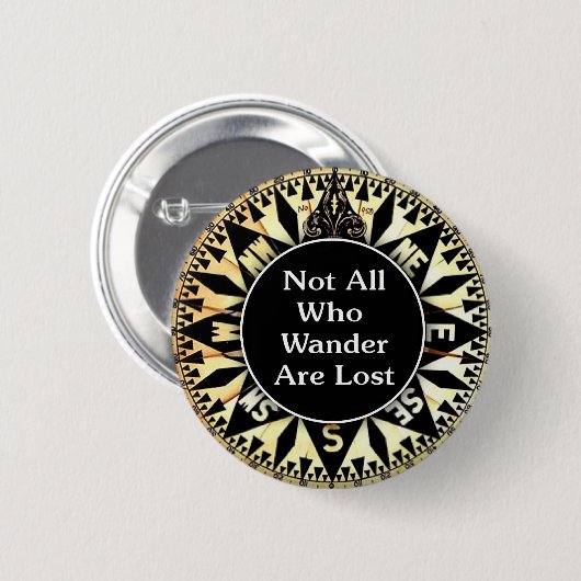 wander失った引用文であるすべて 缶バッジ (正面&裏面)