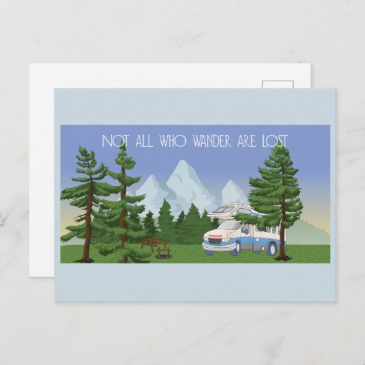 wander失った郵便はがきであるすべて シーズンポストカード (正面/裏面)