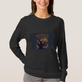 Wander グラフィック長袖シャツ tシャツ (正面)