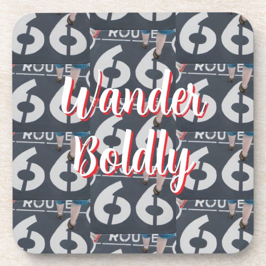 Wander Boldly コースター (正面)