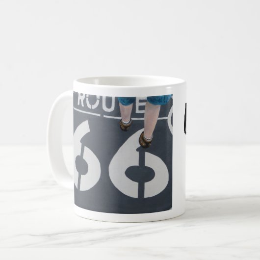 Wander Boldly コーヒーマグカップ (正面左)