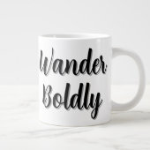 Wander Boldly ジャンボコーヒーマグカップ (右)