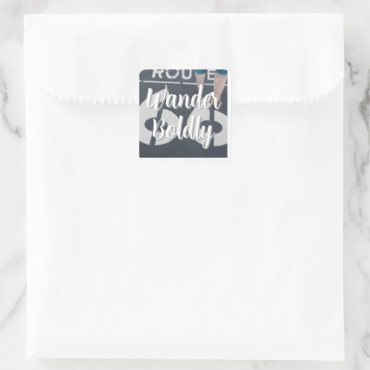 Wander Boldly スクエアシール (バッグ)