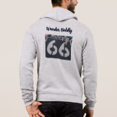 Wander Boldly パーカ (裏面)