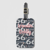 Wander Boldly ラゲッジタグ (正面縦)